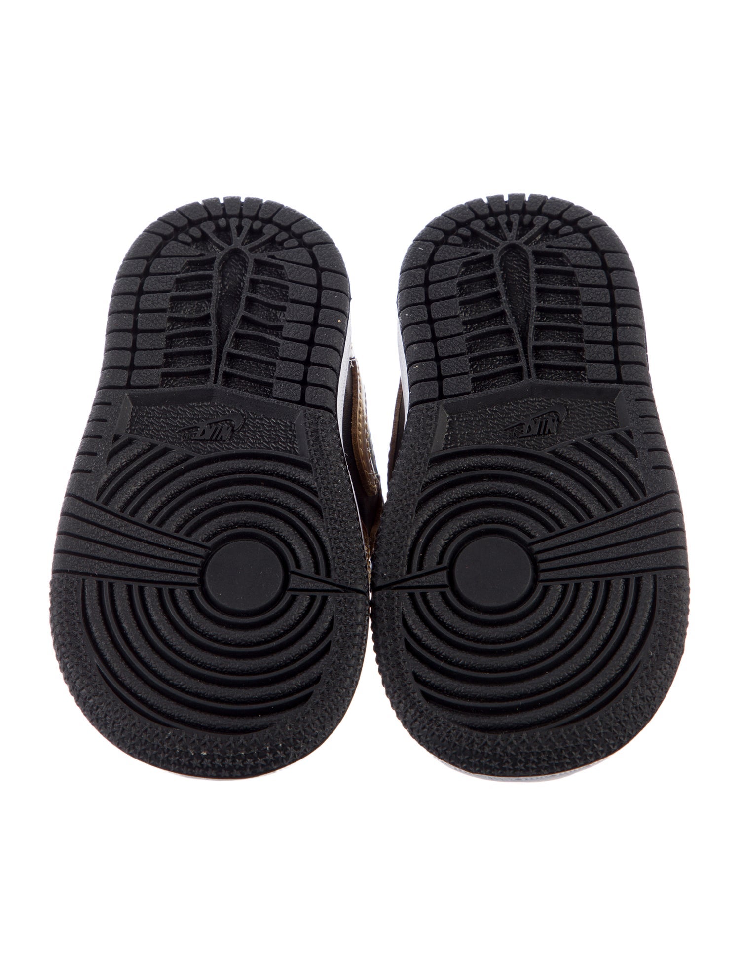 Jordan toddler boys; black and gold sneakers